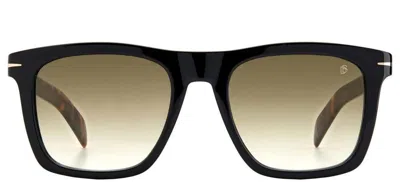 Db Eyewear By David Beckham Square Frame Sunglasses In Xwy/9k Blakhavangld