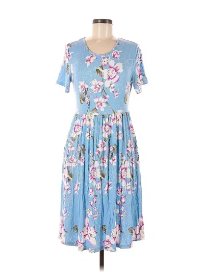 Pre-owned Db Moon Casual Dress In Blue