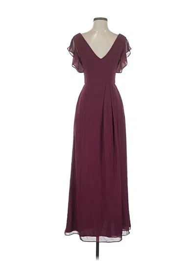 Pre-owned Db Studio Cocktail Dress In Burgundy