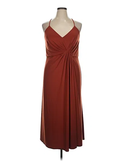 Pre-owned Db Studio Cocktail Dress In Burgundy