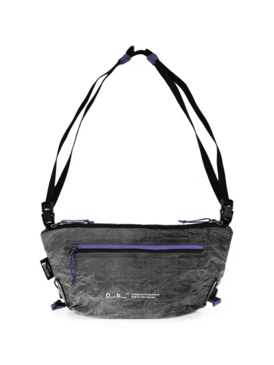 Db Weigh Lighter Zip-fastening Shoulder Bag In Gray