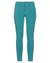 Dbsoul Woman Pants Deep Teal Size 29 Cotton, Elastane In Green
