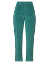 Dbsoul Woman Pants Emerald Green Size 29 Cotton, Elastane In Green