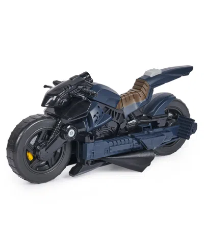 Dc Comics Batman Batcycle, Converting 2-in-1 Batcycle Batglider, Figure Compatible In Blue