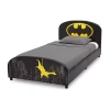 Dc Comics Batman Upholstered Twin Toddler Bed In Black