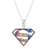 Dc Comics Necklace, 18" In Brown