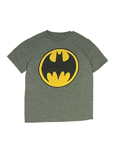 Pre-owned Dc Comics Kids' Short Sleeve T-shirt In Gray