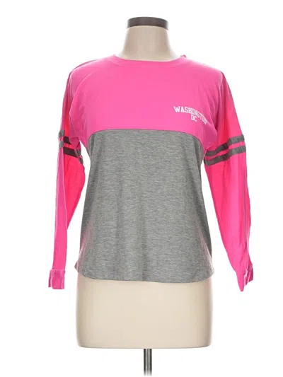 Pre-owned Dc Long Sleeve T-shirt In Pink