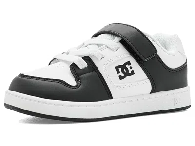 Dc Manteca 4 (toddler) Kid's Shoes White/black : 5 Toddler M, Leather In Multi