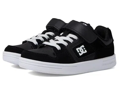 Dc Manteca 4 V (little Kid/big Kid) Kid's Shoes Black/black/white : 7 Big Kid M, Synthetic/leather