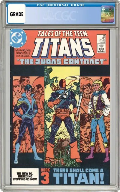 Pre-owned Dc New Teen Titans #44 (nightwing Key Issue) Comic Book Cgc Graded