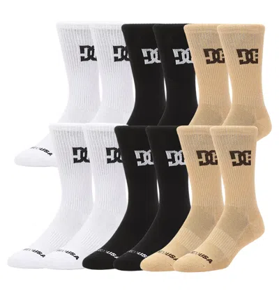 Dc Shoes Crew Sock 6-pack In Assorted