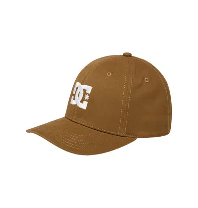 Dc Shoes Dc Cap Star Stretch Fit Cap In Brown
