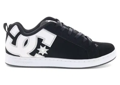 Pre-owned Dc Shoes Dc Sneakers Dc Court Graffik Stencil (women's) Sneakers In Black/white