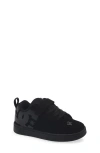 Dc Shoes Kids' Court Graffik Sneaker In Black