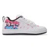 Dc Shoes Kids' Graffiti Print Court Graffik Shoes In Multi