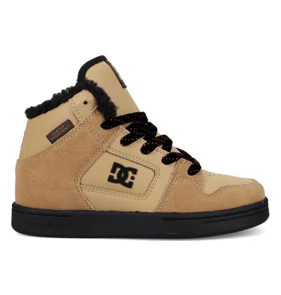 Dc Shoes Kids' Manteca 4 Hi Water Resistant Shoes In Gold
