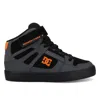 Dc Shoes Kids' Pure Hi Top Ev Shoes In Black