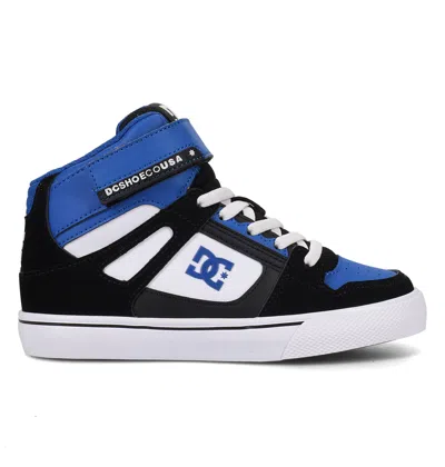Dc Shoes Kids' Pure Hi Top Ev Shoes In Blue