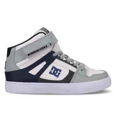 Dc Shoes Kids' Pure Hi Top Ev Shoes In Gray