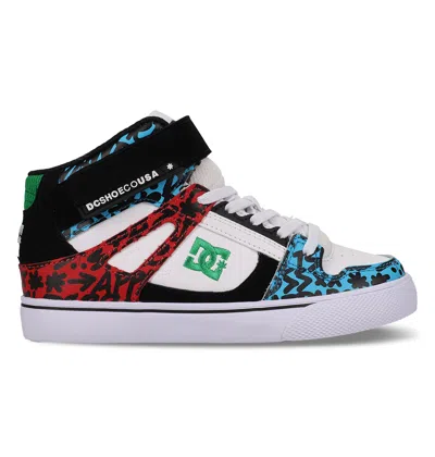 Dc Shoes Kids' Pure Hi Top Ev Shoes In Multi