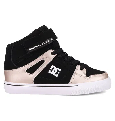 Dc Shoes Kids' Pure Hi Top Ev Shoes In Black