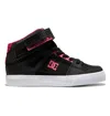 Dc Shoes Kids' Pure High Elastic Lace High-top Shoes In Black