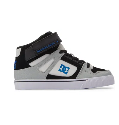 Dc Shoes Kids' Pure High Elastic Lace High-top Shoes In Gray