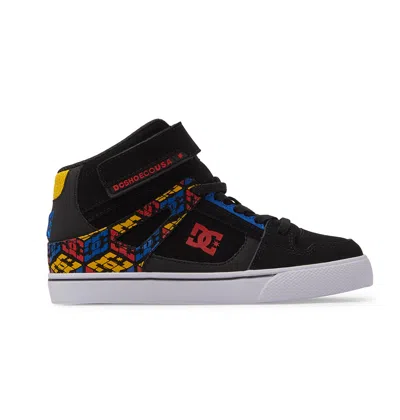 Dc Shoes Kids' Pure High Elastic Lace High-top Shoes In Multi