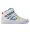 Dc Shoes Kids' Pure High Elastic Lace High-top Shoes In White