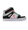 Dc Shoes Kids' Pure High-top Elastic Lace High-top Shoes In Gray