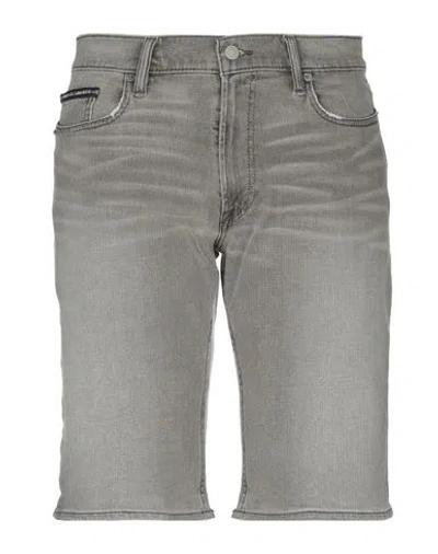 Dc Shoes Man Denim Shorts Lead Size 31 Cotton, Elastane In Grey