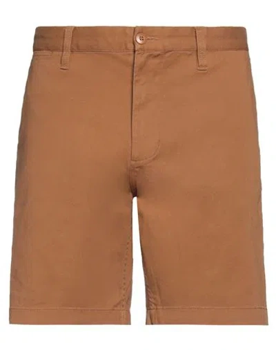 Dc Shoes Man Shorts & Bermuda Shorts Camel Size 36 Cotton, Elastane In Beige