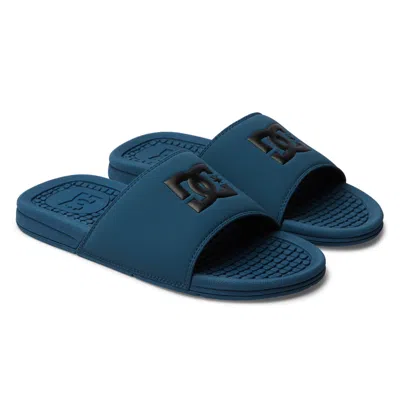 Dc Shoes Men's Bolsa Slides In Blue