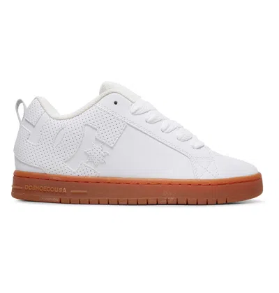 Dc Shoes Men's Court Graffik Shoes In White