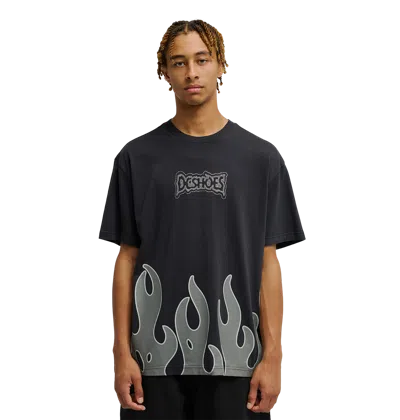 Dc Shoes Men's Dc Burning Diamonds Tee In Black