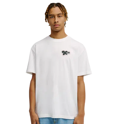 Dc Shoes Men's Dc Side Flame Tee In White
