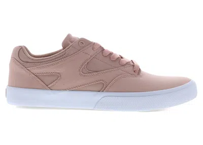 Pre-owned Dc Shoes Men's Dc Sneakers Dc Kalis Vulc Sneakers In White/pink In Multi
