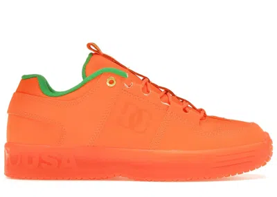 Pre-owned Dc Shoes Men's Dc Sneakers Dc Lynx Og Carrots Sneakers In Orange/green