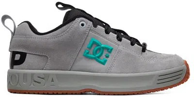 Pre-owned Dc Shoes Men's Dc Sneakers Dc Lynx Og Ftp Sneakers In Grey/aqua/gum In Multi