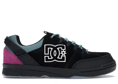 Pre-owned Dc Shoes Men's Dc Sneakers Dc Syntax Ftp Sneakers In Black/purple/teal In Multi