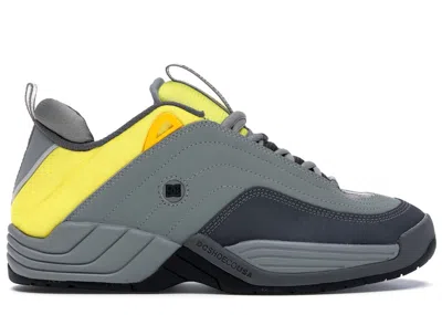 Pre-owned Dc Shoes Men's Dc Sneakers Dc Williams Og Sneakers In Grey/yellow In Multi