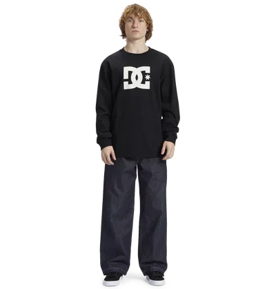 Dc Shoes Men's Dc Star Long Sleeve Tee In Black