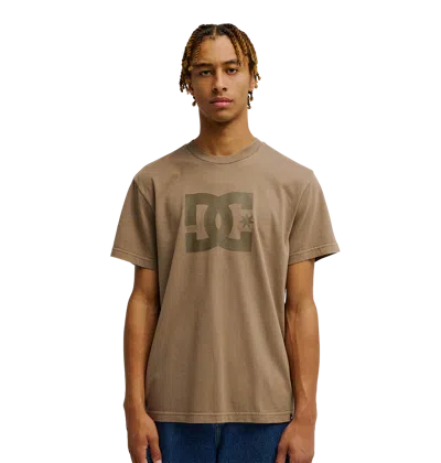 Dc Shoes Men's Dc Star Pigment Dye Tee In Brown