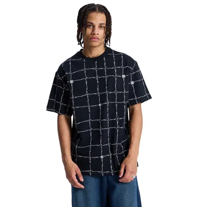 Dc Shoes Men's Dc Wired Resort Heritage Short Sleeve Shirt In Black