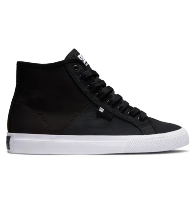 Dc Shoes Men's Manual Hi Textile High-top Shoes In Black