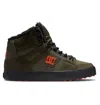 Dc Shoes Men's Pure High-top Winter Shoes In Green