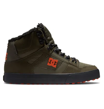 Dc Shoes Men's Pure High-top Winter Shoes In Green