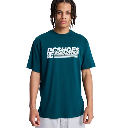 Dc Shoes Men's Queltra Heritage Short Sleeve Shirt In Green