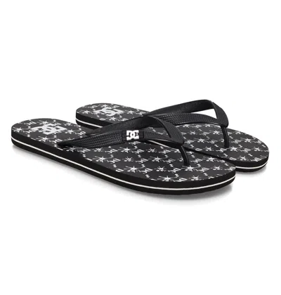 Dc Shoes Men's Spray Graffik Slides In Black